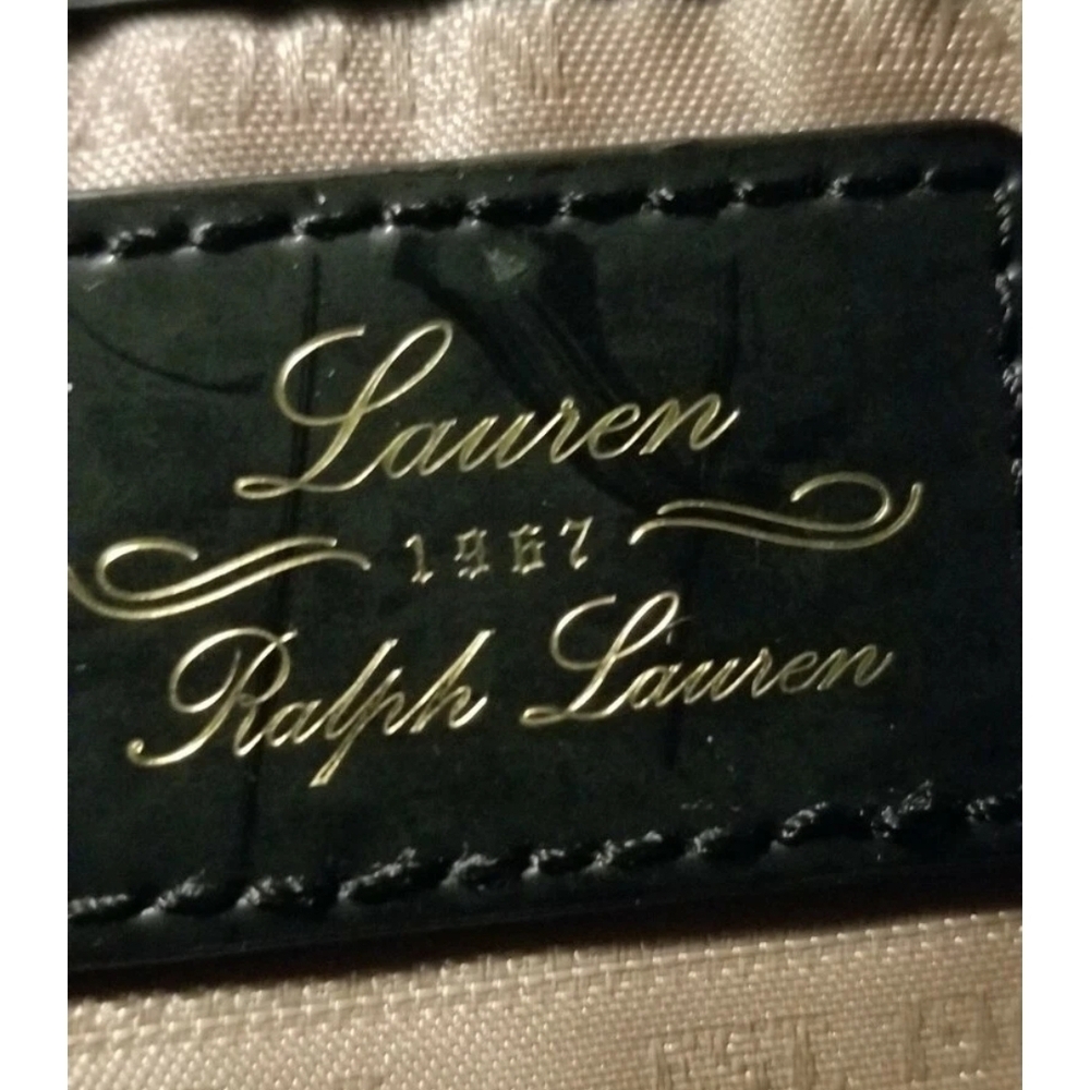 Lauren Ralph Lauren 1967 Black Label Equestrian Patent Leather Crossbody Bag - Picture 8 of 10